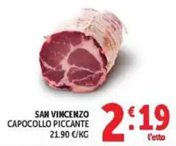 Deco Market San Vincenzo capocollo piccante offerta