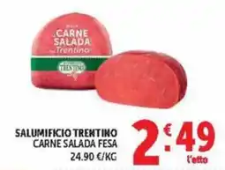 Deco Market Salumificio trentino carne salada fesa offerta