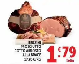 Deco Market Renzini prosciutto cotto arrosto alla brace offerta