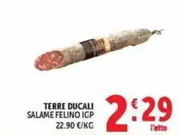 Deco Market Terre Ducali Salame Felino IGP offerta