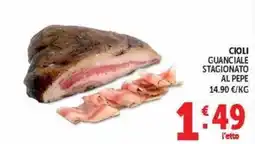 Deco Market Cioli guanciale stagionato al pepe offerta
