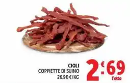 Deco Market Cioli coppiette di suino offerta