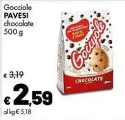 Supermercati Vinci Goccioline Pavesi chocolate offerta