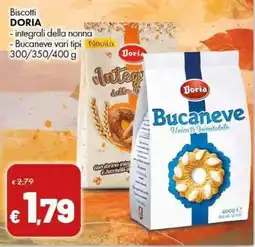 Supermercati Vinci Biscotti DORIA offerta