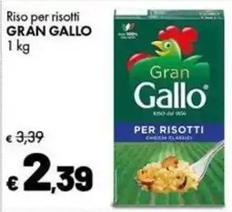 Supermercati Vinci Riso per risotti Gran Gallo offerta