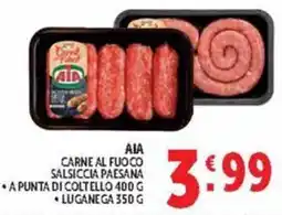 Deco Market AIA Carne al fuoco Salsiccia paesana offerta