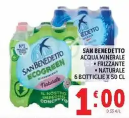 Deco Market San Benedetto acqua minerale offerta
