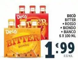 Deco Market Decò Bitter Biondo offerta