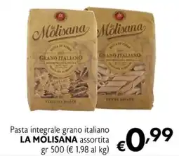 Eurospesa Pasta integrale grano italiano LA MOLISANA assortita offerta
