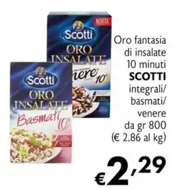 Eurospesa Scotti Oro insalate basmati offerta