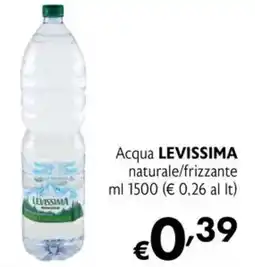 Eurospesa Acqua LEVISSIMA offerta