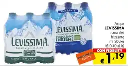 Eurospesa Acqua Levissima naturale/frizzante offerta