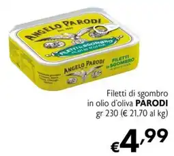 Eurospesa Filetti di sgombro in olio d'oliva Parodi offerta