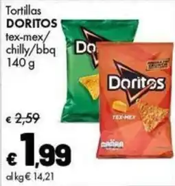 Supermercati Vinci Tortillas Doritos offerta