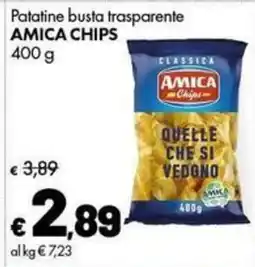 Supermercati Vinci Patatine AMICA Chips offerta
