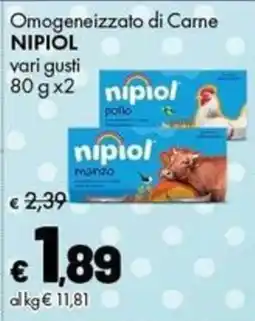 Supermercati Vinci Omogeneizzato di Carne Nipiol offerta