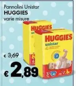 Supermercati Vinci Pannolini Unistar Huggies offerta