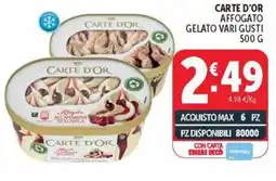Deco Market Carte d'Or affogato gelato vari gusti offerta