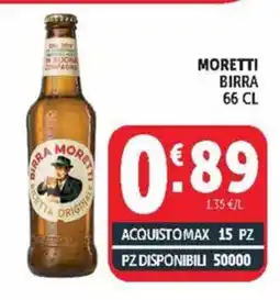 Deco Market Moretti birra offerta