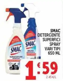Deco Market Smac detergente superfici spray offerta