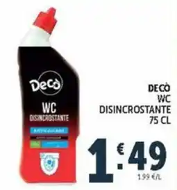 Deco Market Decò WC disincrostante offerta