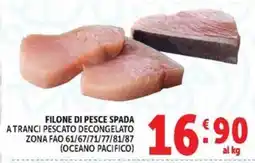 Deco Market Filone di pesce spada offerta