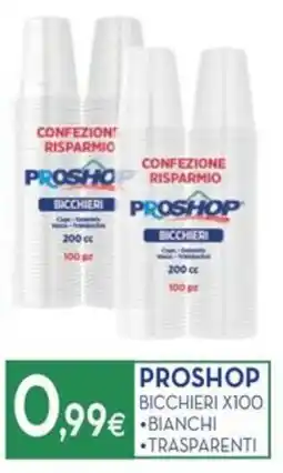 Proshop Proshop bicchieri offerta