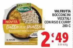 Deco Market Valfrutta bocconcini vegetali con riso e curry offerta