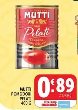 Deco Market Mutti pomodori pelati offerta