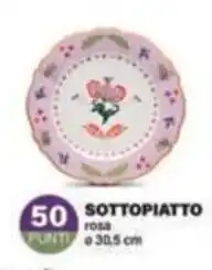 Proshop Sottopiatto rosa offerta