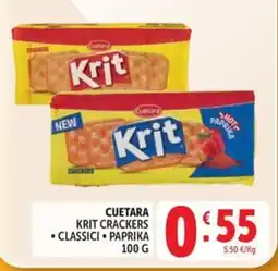 Deco Market Cuetara Krit Crackers offerta