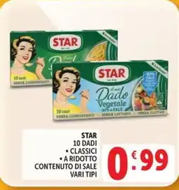 Deco Market Star dado vegetale offerta