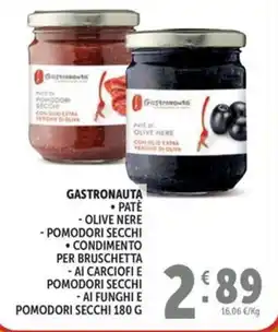 Deco Market Gastronauta paté olive nere pomodori secchi offerta