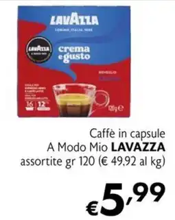 Eurospesa Caffè in capsule A Modo Mio LAVAZZA offerta