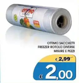 Deter Shop Ottimo sacchetti freezer rotolo offerta