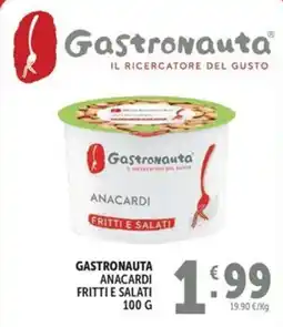 Deco Market Gastronauta anacardi fritti e salati offerta