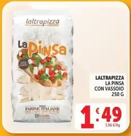 Deco Market Laltrapizza la pinsa con vassoio offerta
