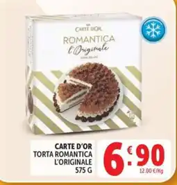 Deco Market Carte d'Or torta romantica l'originale offerta