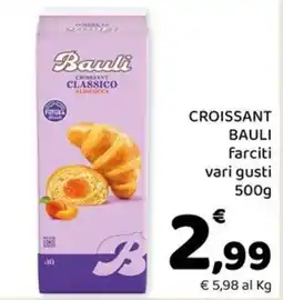 Conad Margherita Croissant Bauli offerta