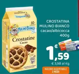 Conad Margherita Crostatine Cacao Mulino Bianco offerta