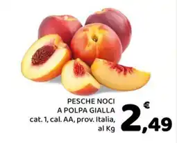 Conad Margherita Pesche noci a polpa gialla offerta