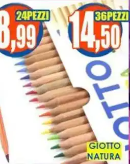 Giunigor Matite colorate Giotto Natura offerta
