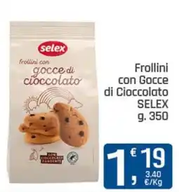 Ottimo Market Selex Frollini con Gocce di Cioccolato offerta