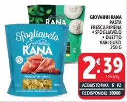 Deco Market Sfogliavelo Rana offerta