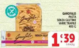 Deco Market Garofalo pasta senza glutine varie trafile offerta