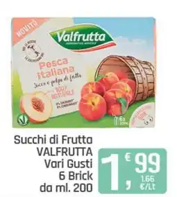 Ottimo Market Succhi di Frutta Valfrutta offerta