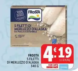 Deco Market Frosta 5 filetti di merluzzo d'alaska offerta