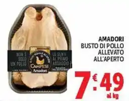 Deco Market Busto di pollo allevato all'aperto Amadori offerta