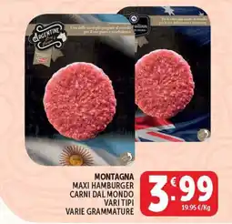 Deco Market Montagna Maxi Hamburger Carni dal Mondo offerta