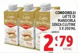 Deco Market Latte di Mandorla senza glutine Condorelli offerta